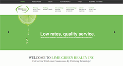 Desktop Screenshot of limegreenrealty.ca